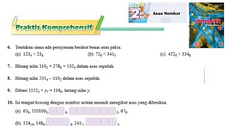 KSSM Matematik Tingkatan 4 Bab 2 praktis komprehensif no6 no10 Asas nombor buku teks form 4 [upl. by Yenitirb]