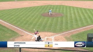 SNHU baseball secures close win over Jefferson University [upl. by Airetahs]