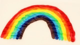 How to make a Wax Paper Rainbow [upl. by Senskell]