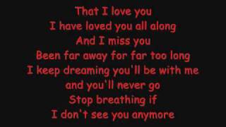 Far Away by Nickelback with lyrics [upl. by Montano]