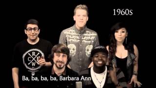 Pentatonix  Evolution Of Music LYRICS WITH VIDEO [upl. by Ahtiek952]