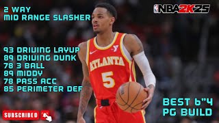 NBA 2K25 Best PG Build 64 2 Way Mid Range Slasher [upl. by Yonatan200]