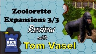 Zooloretto Expansions Part 3  Small Stuff  with Tom Vasel [upl. by Easlehc]