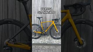 DE ROSA SETTANTA 70 gold Matt💛 cycling FFWD [upl. by Adni]