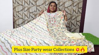 PLUS SIZE PARTY WEAR COLLECTIONS 💥🔥reemasreadymade3459 WHATSAPP 9677707605 [upl. by Salvay]