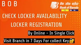 BOB Instant allotment of Locker Online 247 Get locker vaccancy online techkurippugal [upl. by Almeda]