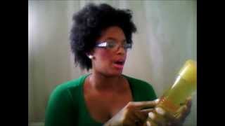 Garnier Fructis Fortifying Shampoo Triple Nutrition On My Natural 4C Hair Review [upl. by Ahsatan]