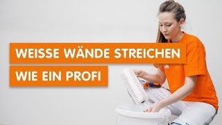 Weiße Wände streichen wie ein Profi [upl. by Algar]