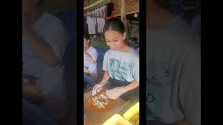 EMPANADA GIRL Ilocos Version trending delicious ilocosnorte kapurpurwan bangui windmills [upl. by Ober424]