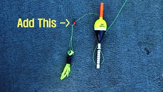 Simple Trick to add to Bobber and Jig Crappie Rig [upl. by Skinner933]