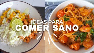 Ideas Fáciles para Comer Sano 🍝🌱 [upl. by Karena]