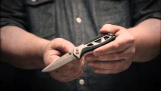 Gerber Outrigger Fine Edge Assisted Opening Folding Knife [upl. by Latsyrcal]