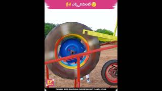 Tractor vs Car Earth fact in telugu shorts [upl. by Aihsemaj]