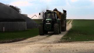 Güllefahren 2o13  JohnDeere 6930P Biogasanlage Pollenfeld  HD² [upl. by Wahl203]