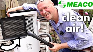 How I clean our Meaco dehumidifier filter [upl. by Doralyn943]