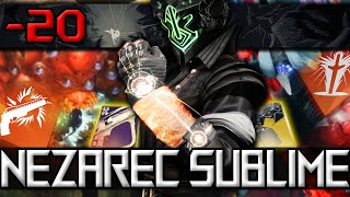 quotNezarec Sublimequot Pantheon 20 Full Run Destiny 2 Pantheon [upl. by Somar]