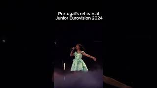 🇵🇹 Portugals rehearsal on Junior Eurovision 2024 Victoria Nicole  Esperança [upl. by Eellah]