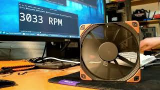 Noctua NFF12 iPPC3000 PWM  Fan Noise [upl. by Philips]