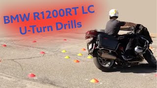 R1200RT LC Uturn drill [upl. by Hukill596]