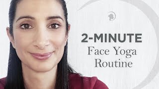 Quick Face Yoga Routine [upl. by Gentille]