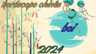 Horóscopo Chinês 2024  Boi [upl. by Lundell]