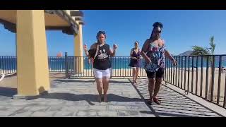 Drankin Patna line dance easy oldie but goodie cabo vacationvibes [upl. by Nnazus]