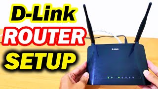 DLink Router Setup and Full Configuration [upl. by Novahs]