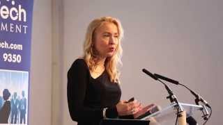 FINTECH Circle CEO Susanne Chishti speaks at FINTECH 2014 Conference [upl. by Ullyot]