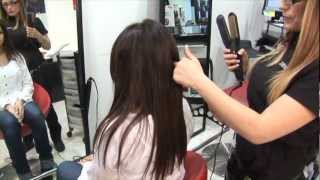 TUTORIAL EXTENSIONES Cómo ondular el cabello con extensiones [upl. by Aleil]