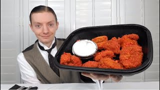 Applebees NEW Cheetos Boneless Wings Review [upl. by Ahsier]