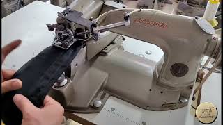 Strobel Blind Stitch Sewing Machine Kl 58 Reconditioned By Tomsewing [upl. by Latihs]