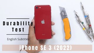 Apple iPhone SE 3 has a Problem  Durability amp Drop Test [upl. by Llehcear]