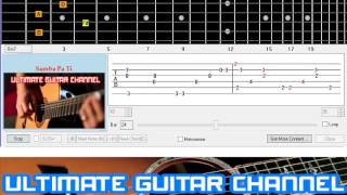 Samba Pa Ti 😎TAB TUTORIAL Fingerstyle Guitar tabs Slomo lesson [upl. by Lacie]