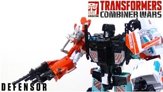 Transformers Combiner Wars Defensor [upl. by Noryb448]