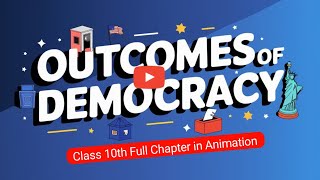 Outcomes of Democracy Class 10 Animation Sunshine Study [upl. by Hesoj]