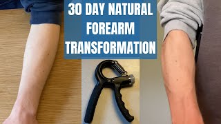 Do Grip Strengtheners Actually Work  30 DAY FOREARM TRANSFORMATION [upl. by Shannan]