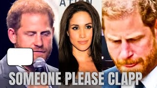 HUGE Embarrassment No one Clapped for Meghan when Harry mentioned her name during Invictus Speech [upl. by Akiaki]