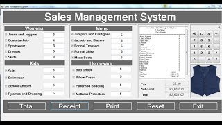 How to Create Sales Management System with Print Control in C  Part 3 of 3 [upl. by Oswell]