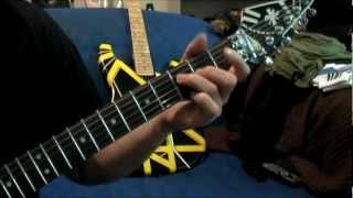 How to play Van Halen Hear About it Later on guitar part 1 clean intro [upl. by Rozella600]