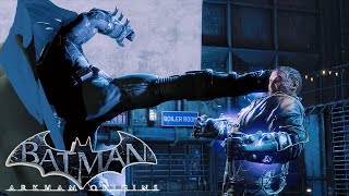 Batman Beat Electrocutioner amp Joker Kill Him  Boss Fight Scene  Batman Arkham Origins [upl. by Selec]