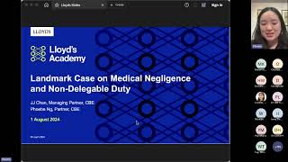 Lloyds Academy Market Voices 2024  Landmark Cases on Medical Negligence and NonDelegable Duty [upl. by Rubin]