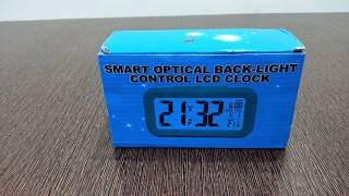 Smart DIGITAL Backlight LCD ALARM CLOCK UNBOXING SETUP amp REVIEW [upl. by Carling]