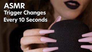 ASMR Trigger Changes Every 10 Seconds NO TALKING [upl. by Kahn]