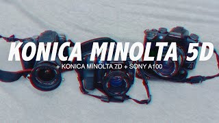 Konica Minolta 5D 7D  Sony A100 Review [upl. by Thgiled607]