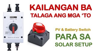 The Importance of PV and Battery Isolator Switch in a Solar Power System [upl. by Leahicm]