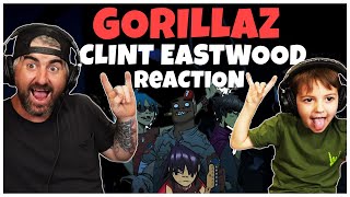 5 YEAR OLD REACTS to Gorillaz  Clint Eastwood Rock Artist Reaction [upl. by Roberto]