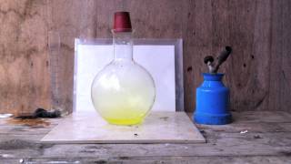 PURE CHLORINE  COMBUSTION OF ACETYLENE IN CHLORINE GAS  volume I [upl. by Feune]