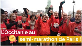 🥇 LOccitanie au semimarathon de Paris [upl. by Ahtibbat]