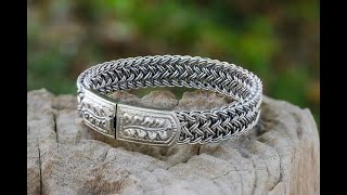 How is it made The Making of a Hill Tribe Silver Bracelet [upl. by Giddings308]