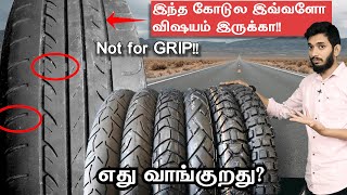 Purpose of Tread patterns in tires How it works on the road [upl. by Irab777]